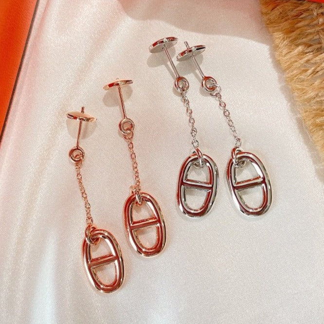 [Luna Brilliance]CHAINE TASSEL EARRINGS