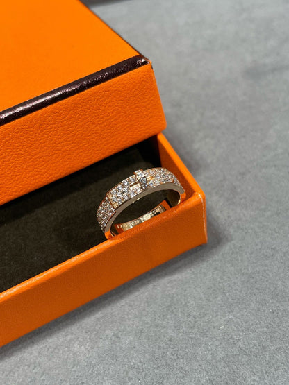 [Luna Brilliance]KELLY PINK GOLD DIAMOND RING
