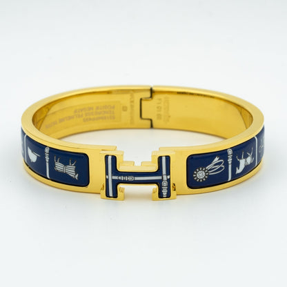 [Luna Brilliance]H BRACELET BLUE CERAMIC