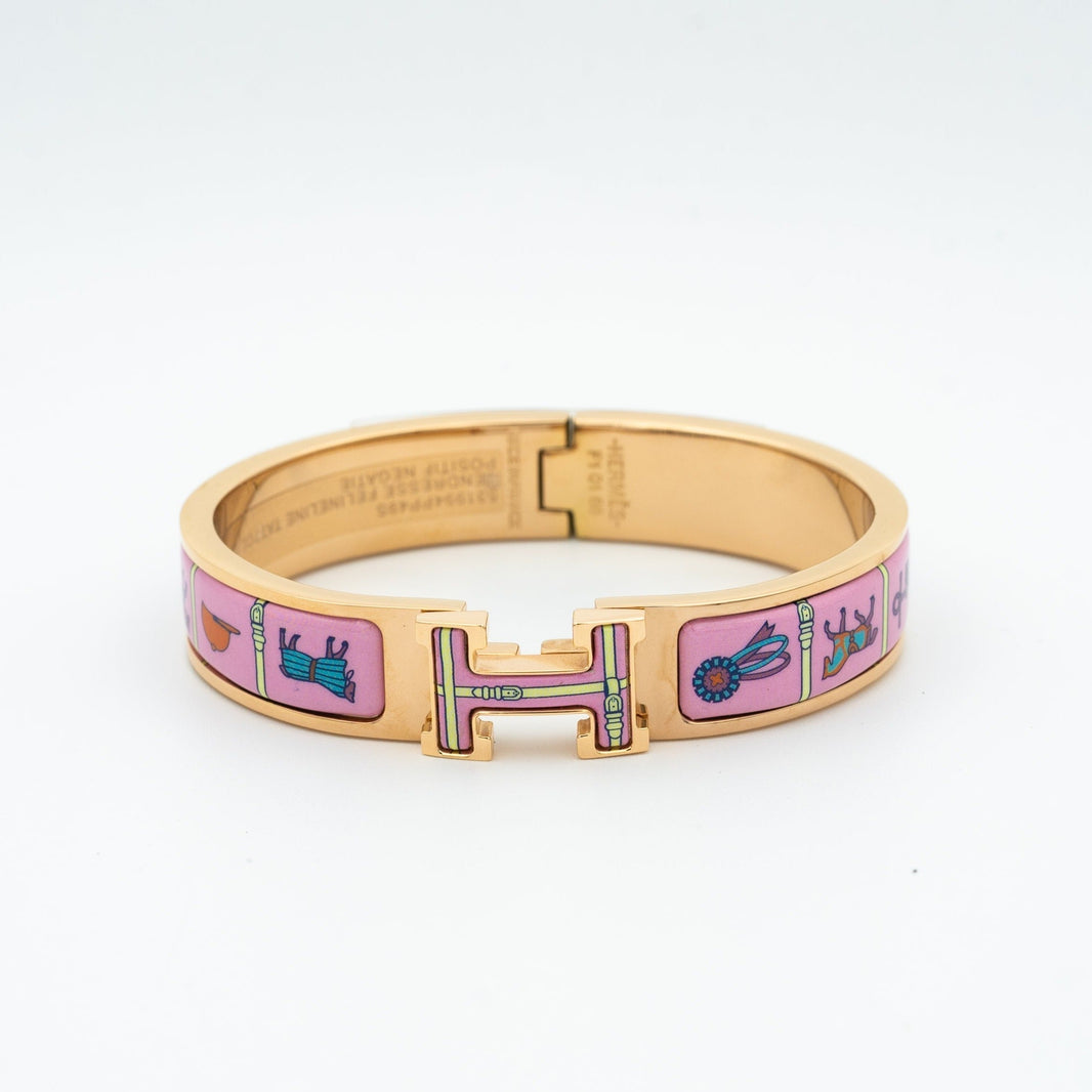[Luna Brilliance]H PINK GOLD BRACELET PINK CERAMIC