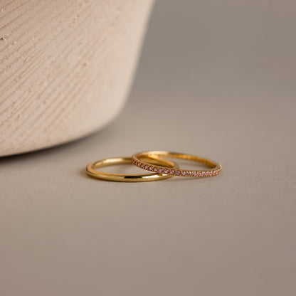 Birthstone Tennis Ring Set