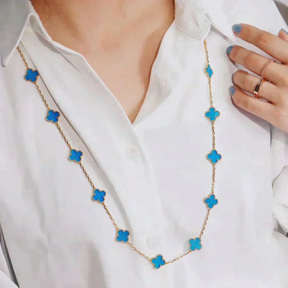 [Luna Brilliance]CLOVER 20 MOTIFS TURQUOISE GOLD