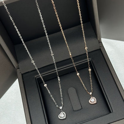 [Luna Brilliance]JOY HEART DIAMOND NECKLACE