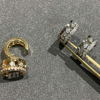 [Luna Brilliance]MOVE ROMANE EARRINGS DIAMOND