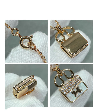 [Luna Brilliance]H CIRCE MOISSANITE PENDANT NECKLACE GOLD