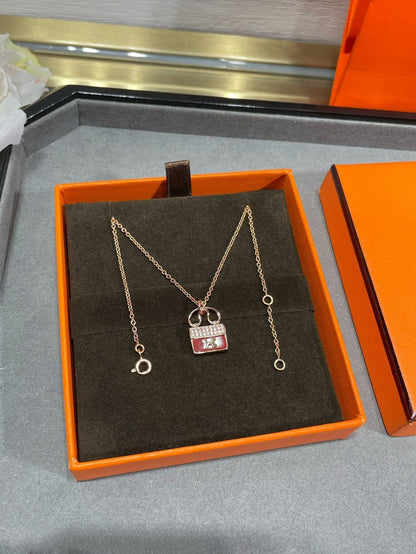 [Luna Brilliance]H CIRCE MOISSANITE PENDANT NECKLACE GOLD
