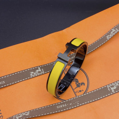[Luna Brilliance]CLIC HM SO BLACK YELLOW BRACELET