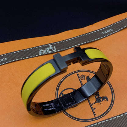 [Luna Brilliance]CLIC HM SO BLACK YELLOW BRACELET