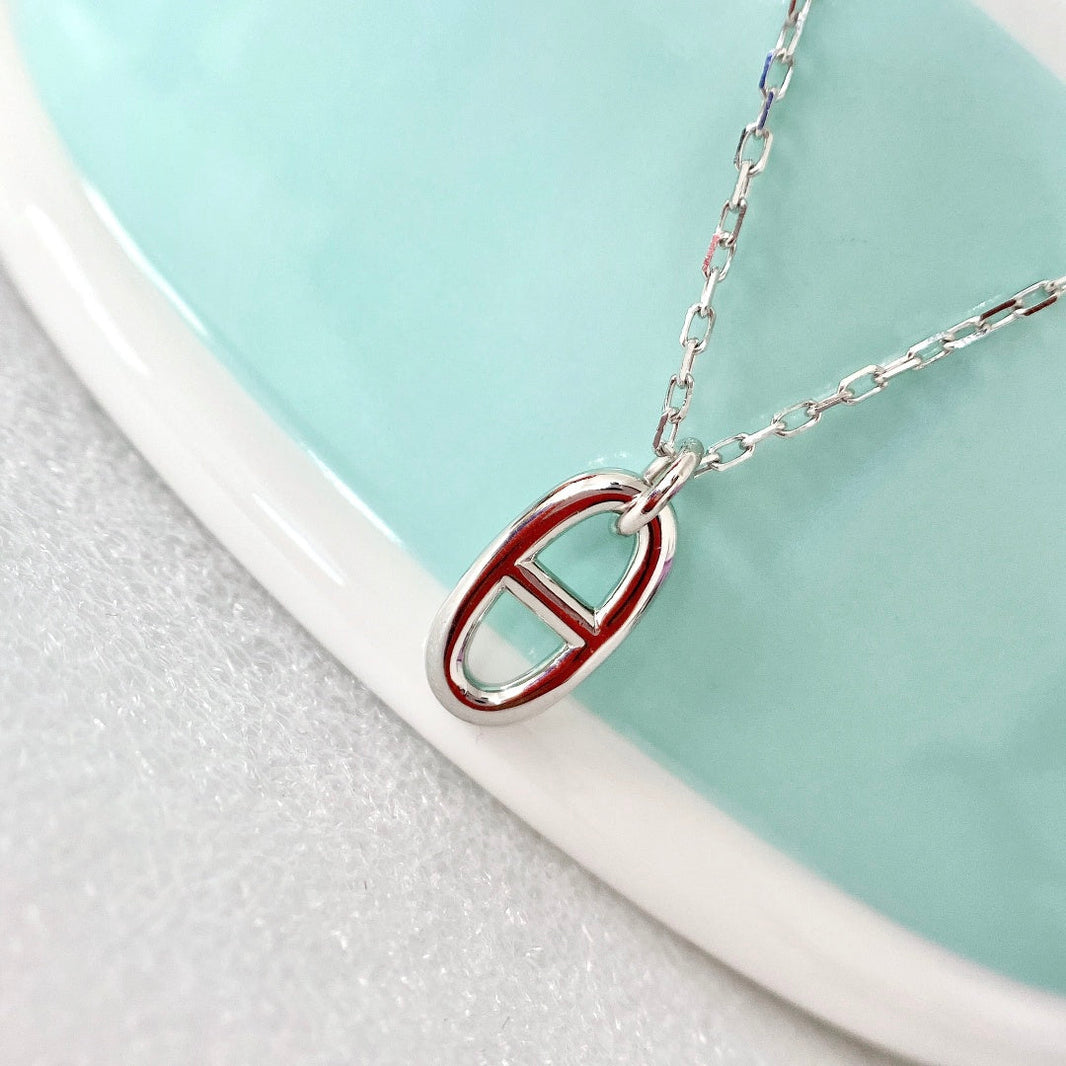 [Luna Brilliance]HM PIG NOSE NECKLACE