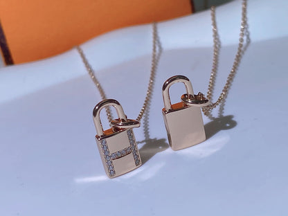[Luna Brilliance]HM ADVANCED NICHE LOCK HEAD NECKLACE DIAMONDS