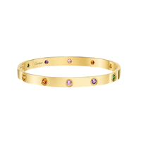 [Luna Brilliance]2026 RAINBOW LOVE BRACELET 6.1MM  10 DIAMONDS