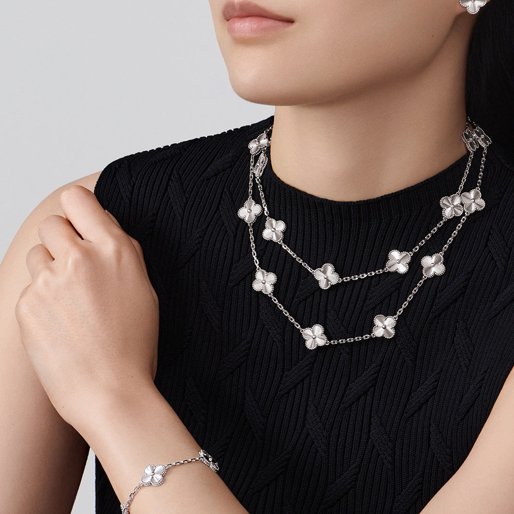 [Luna Brilliance]CLOVER 20 MOTIFS DIAMOND SILVER