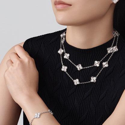[Luna Brilliance]CLOVER 20 MOTIFS DIAMOND SILVER