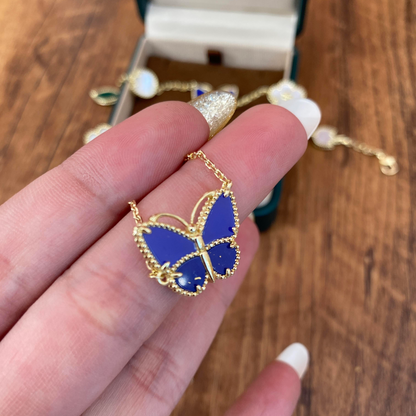 [Luna Brilliance] 2026 NEW LUCKY BUTTERFLY 1 MOTIFS NECKLACE