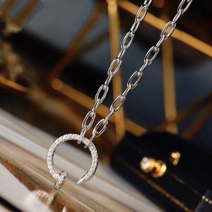 [Luna Brilliance] JUSTE NECKLACE FULL DIAMONDS