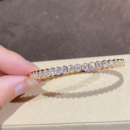 [Luna Brilliance]BEE LOVE GOLD BRACELET FULL DIAMOND