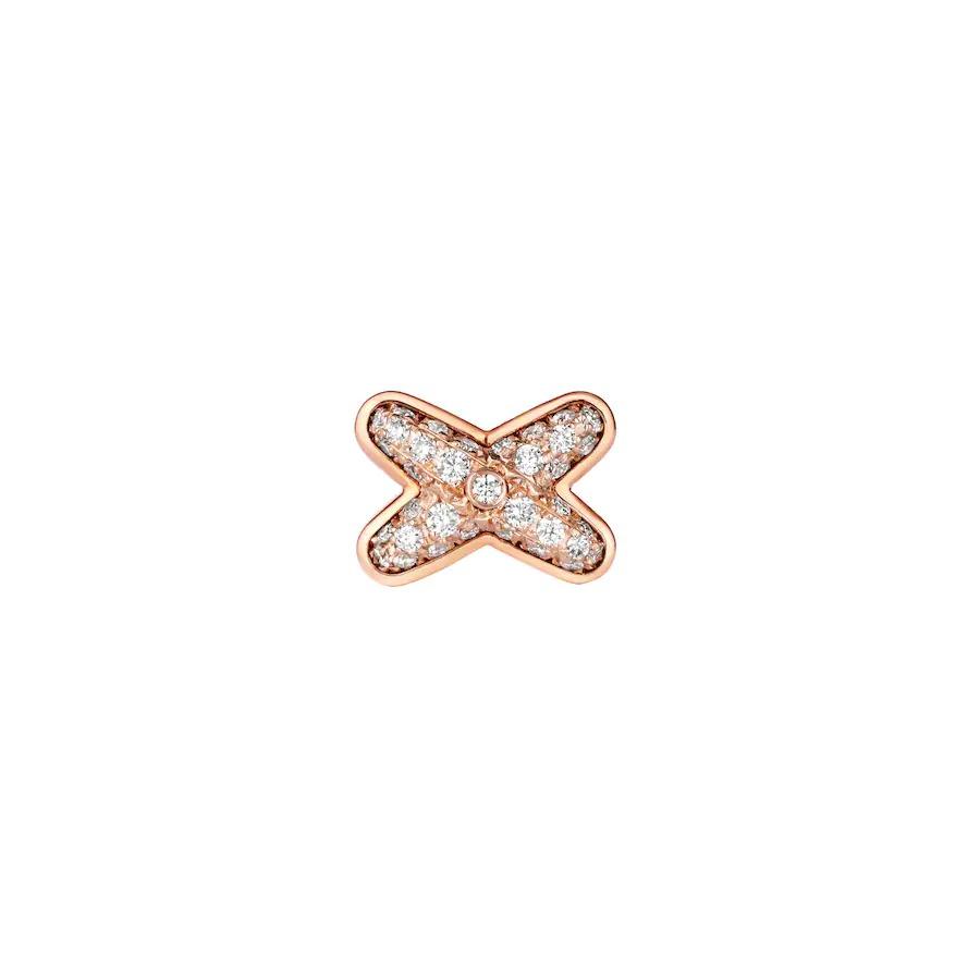 [Luna Brilliance]JEUX DE PINK GOLD DIAMOND EARRINGS