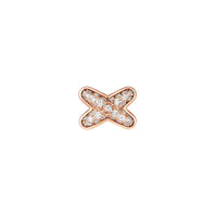 [Luna Brilliance]JEUX DE PINK GOLD DIAMOND EARRINGS