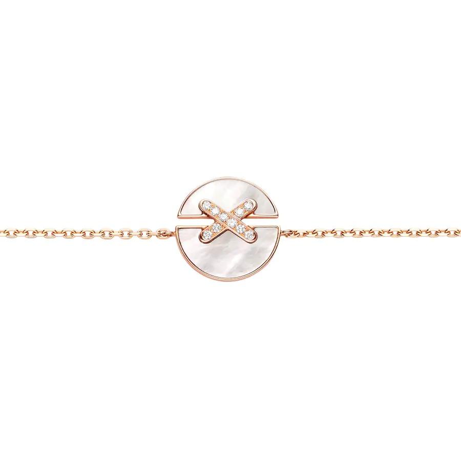 [Luna Brilliance]JEUX DE BRACELET MOP PINK GOLD DIAMONDS