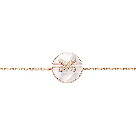 [Luna Brilliance]JEUX DE BRACELET MOP PINK GOLD DIAMONDS