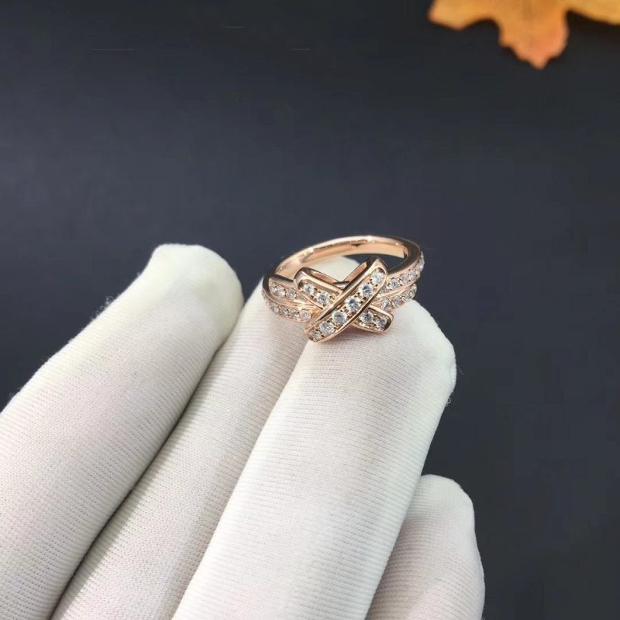 [Luna Brilliance]JEUX DE RING PINK GOLD DIAMOND