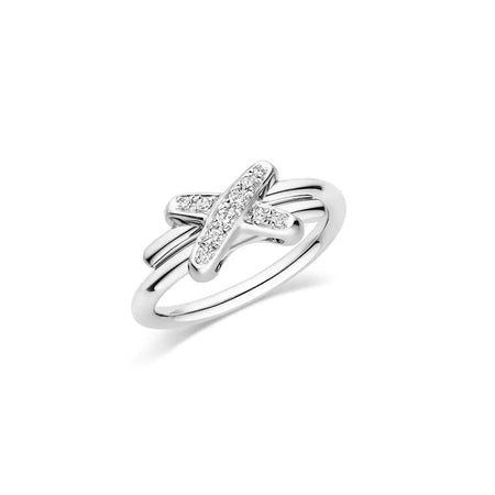 [Luna Brilliance]JEUX DE SILVER DIAMOND RING