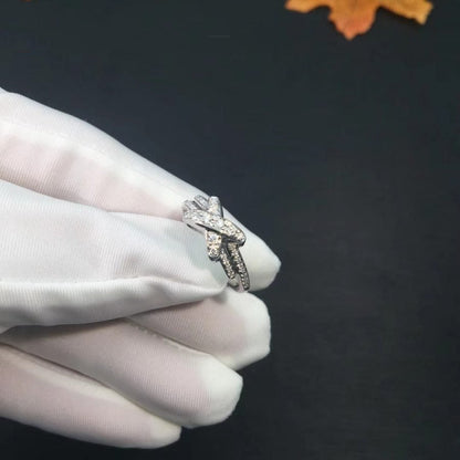 [Luna Brilliance]JEUX DE SILVER DIAMOND RING