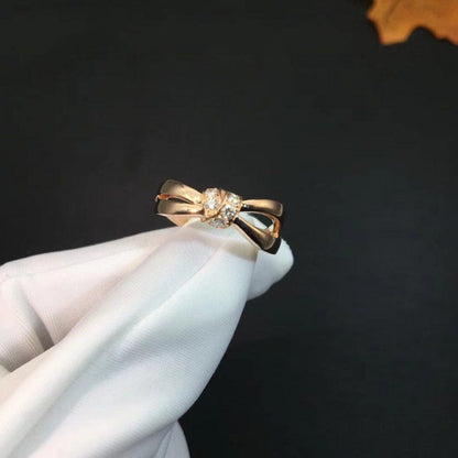 [Luna Brilliance]LIENS RING PINK GOLD DIAMOND