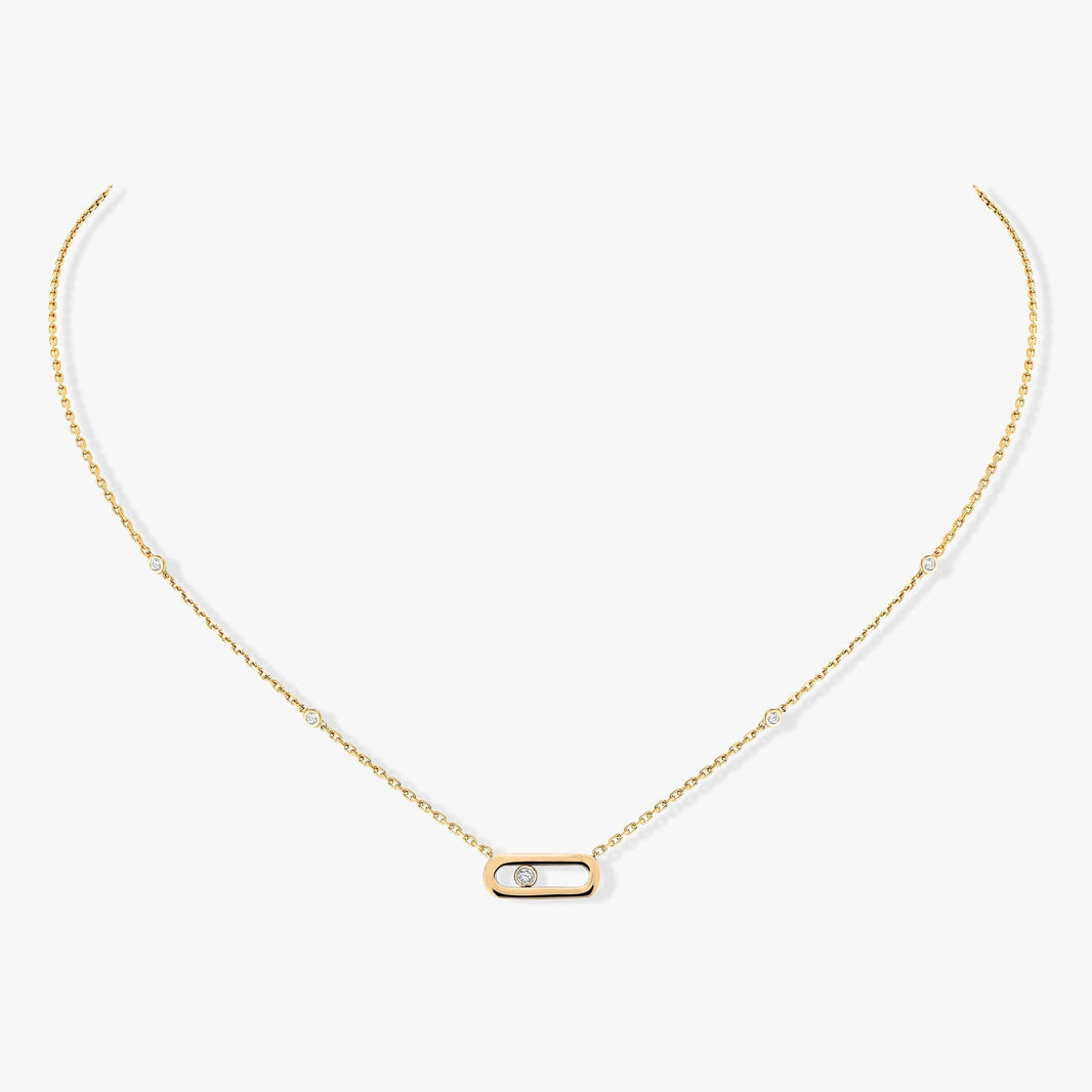[Luna Brilliance]MOVE UNO DIAMOND NECKLACE