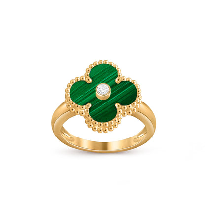 [Luna Brilliance]CLOVER DIAMOND RING GOLD COLLECTION