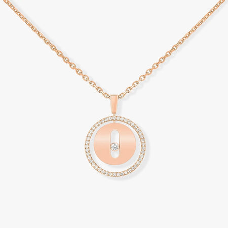 [Luna Brilliance]LUCKY MOVE PM NECKLACE PINK GOLD DIAMOND