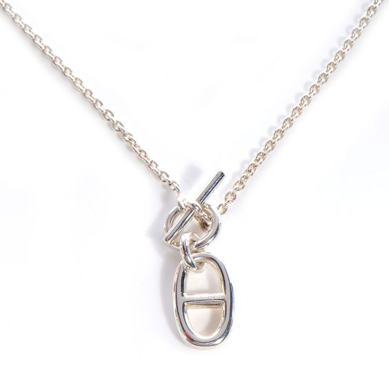 [Luna Brilliance]HM CHAINE D'ANCRE PENDANT NECKLACE STERLING SILVER