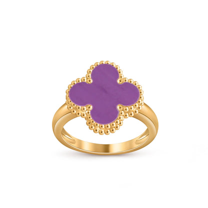 [Luna Brilliance]CLOVER RING GOLD COLLECTION