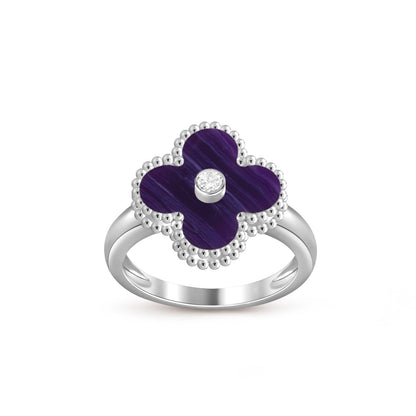 [Luna Brilliance]CLOVER SILVER DIOMND RING COLLECTION