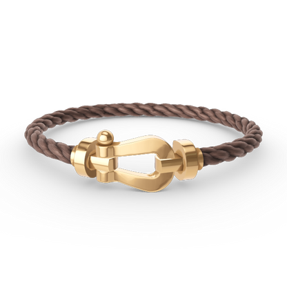 [Luna Brilliance]FORCE LARGE HORSESHOE NO DIAMOND BRACELET GOLD