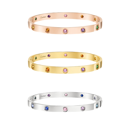 [Luna Brilliance]2026 RAINBOW LOVE BRACELET 6.1MM  10 DIAMONDS