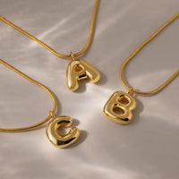 Bubble Letter Necklace