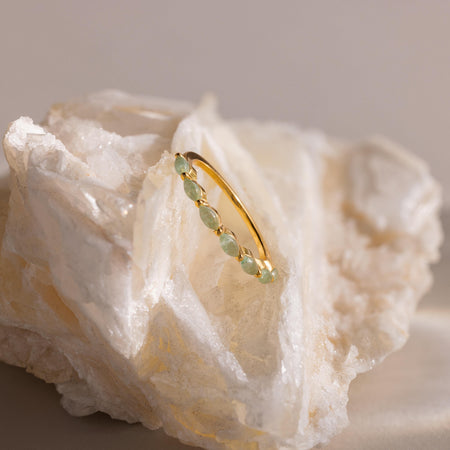 Marquise Jade Ring