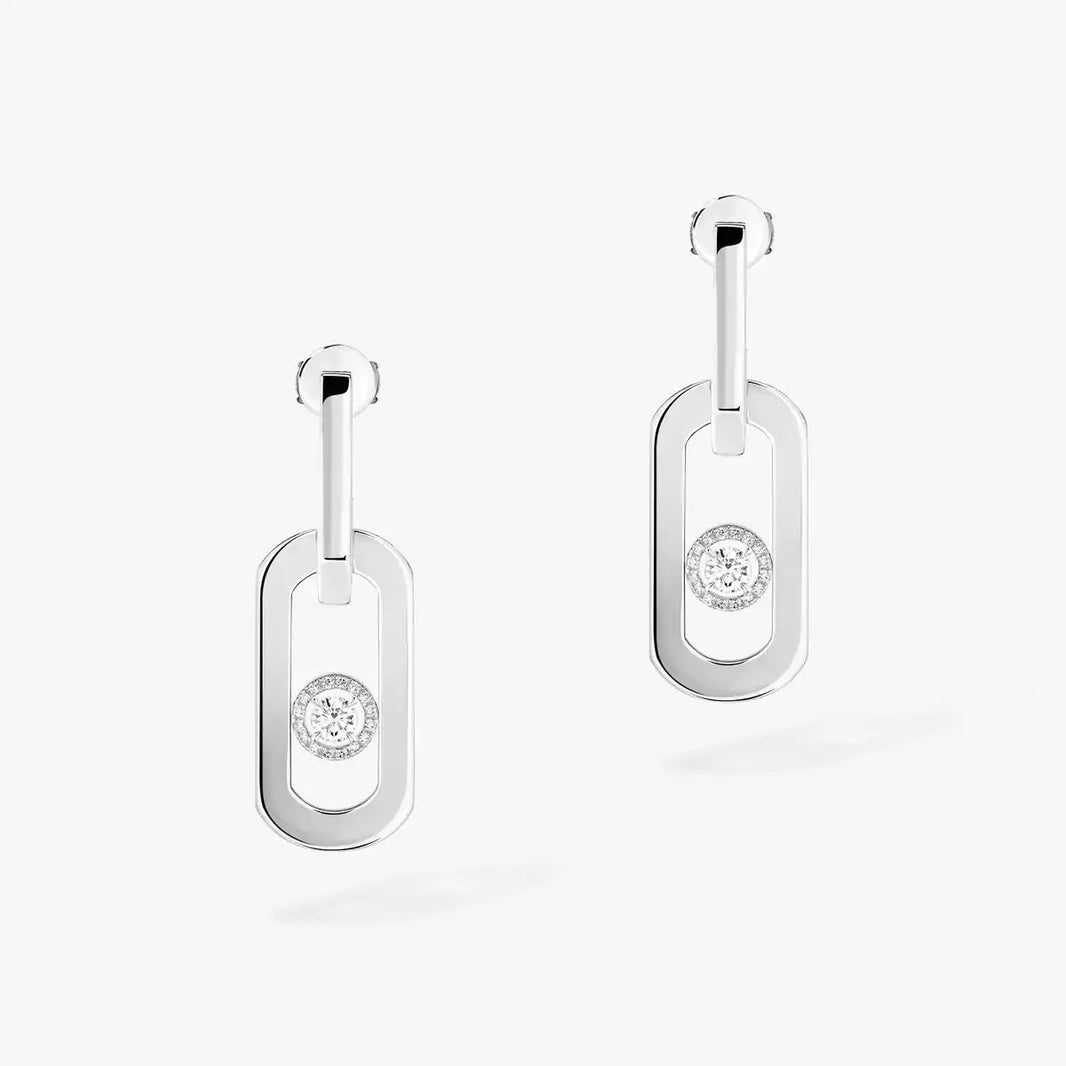 [Luna Brilliance]So Move XL Diamond Pendant Earrings