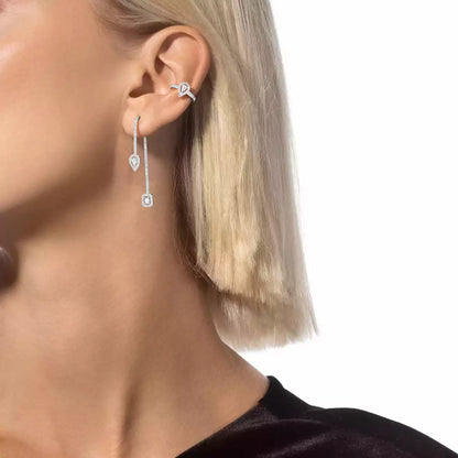 [Luna Brilliance]Diamond Drop Earrings My Twin
