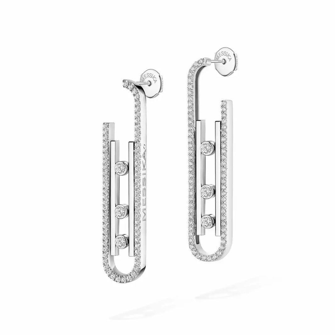 [Luna Brilliance]Diamond Pendant Earrings Move 10Th