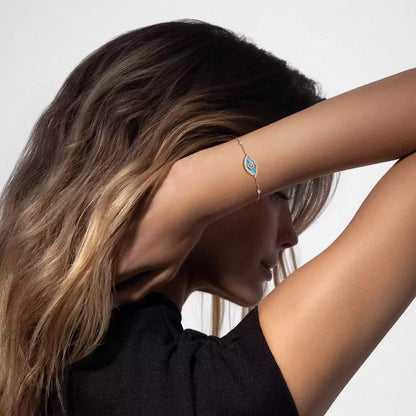 [Luna Brilliance]Lucky Eye Diamond Bracelet