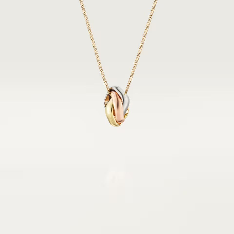 [Luna Brilliance] TRINITY CUSHION NECKLACE COLLECTION