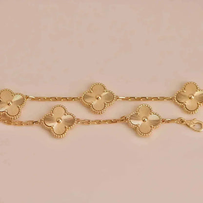 [Luna Brilliance] CLOVER 5 MOTIF LASER BRACELET COLLECTION