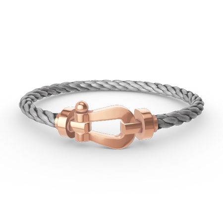 [Luna Brilliance]FORCE LARGE HORSESHOE NO DIAMOND BRACELET ROSE GOLD