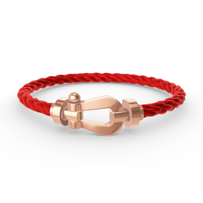 [Luna Brilliance]FORCE LARGE HORSESHOE NO DIAMOND BRACELET ROSE GOLD