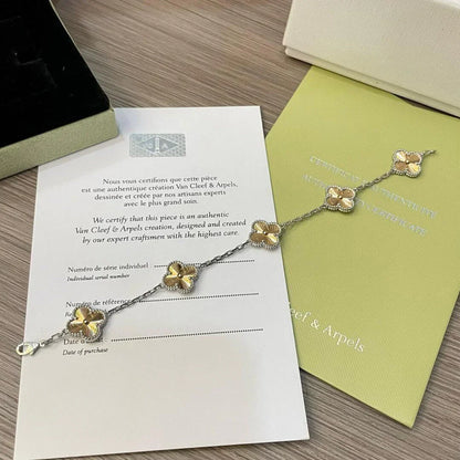 [Luna Brilliance] CLOVER 5 MOTIF LASER BRACELET COLLECTION