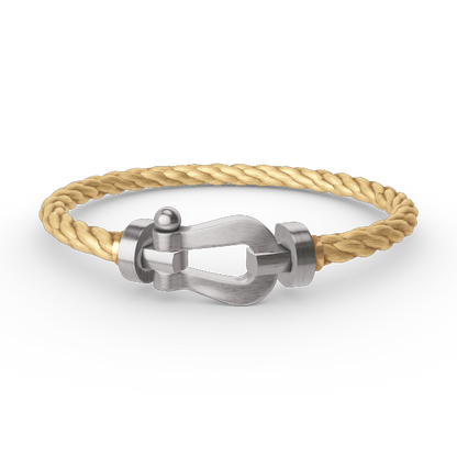[Luna Brilliance]FORCE LARGE HORSESHOE NO DIAMOND BRACELET SILVER