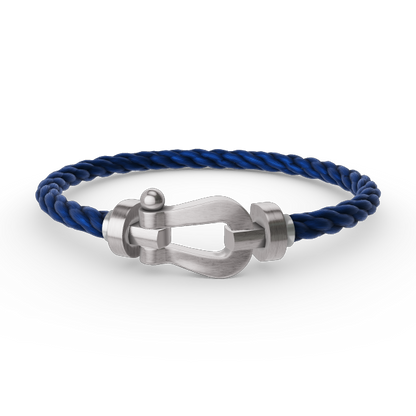 [Luna Brilliance]FORCE LARGE HORSESHOE NO DIAMOND BRACELET SILVER